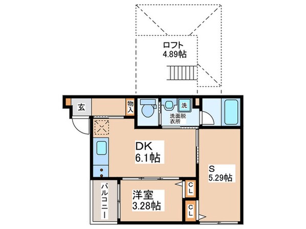 Cherry　Blossom　市岡元町の物件間取画像